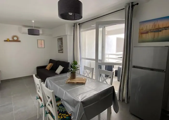 Beau T2 Climatisé Pour 4 Pers. Avec Parking Privatif à Port Leucate. - Fr-1-727-15 Appartamento Leucate