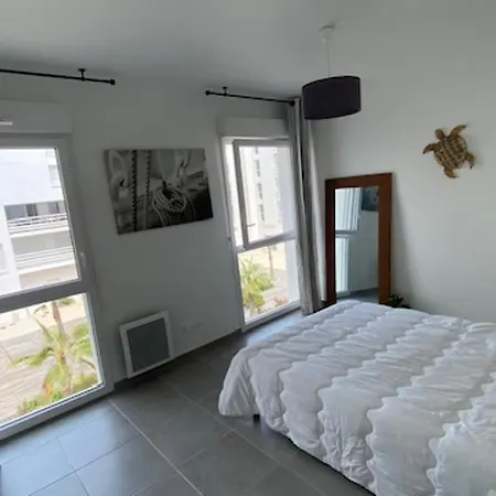 Beau T2 Climatise, 2eme Etage, 4 Pers, Parking Prive - Fr-1-727-15 * Leucate